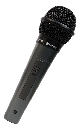 Microfone Com Fio Chave Liga/desliga Kadosh K300 + Cabo 5m