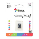 Stylos Memoria Microsd Hc Clase 10 Sin Adaptador 16gb Tablet