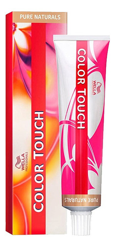  Wella-tintura Color Touch 7/43  60gr + Oxidante De 120 Ml Tono 7/43 Rubio Mediano Rojo Dorado