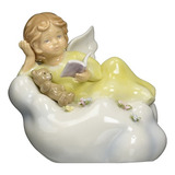 Cosmos 10382 Figura Decorativa De Porcelana Diseño De Ángel 