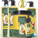 5 Kit Biotônico Hábito Cosméticos Fortificante Revenda Nutre