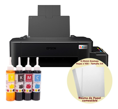 Impresora Epson L121 + Tinta Comestible + Papel De Arroz