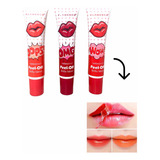 Set De 3 Tintas De Labios Peel Off Lip Gloss Lip Tint