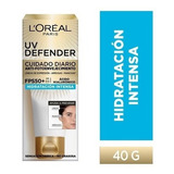 Crema Loreal Paris Uv Defender Fps50 Hidratacion Intensa