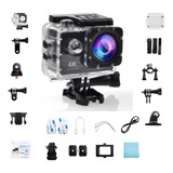 Camara 4k Deportiva Sumergible  Wifi + Accesorios Sport Cam