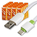 Kit 20 Cabos Celular Usb Tipo C Turbo Rápido Atacado Revenda