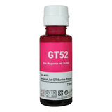 Tinta Compatível Com Hp Gt52 Magenta Cartucho/tanque 100ml 