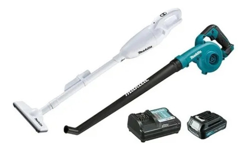 Kit Aspiradora (+soplador) Makita 12 Volts Clx248