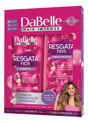 Dabelle Hair Kit Sh + Cond Operação Resgata Fios