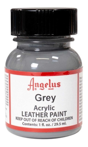 Pintura Acrilica Cuero Tenis Angelus 29ml Diferentes Colores Color Gris