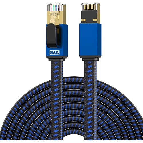 Cable Ethernet Lekvkm Cat 8 De 50 Pies De Largo Para Interne
