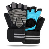 Guantes Para Gym Con Protección Muñequeras, Guantes