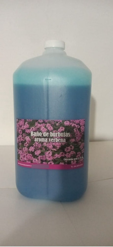 Jabón Baño De Burbujas 1 Galón, Aroma Bergamota Con Menta