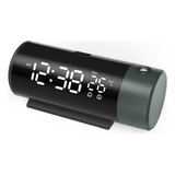 Reloj Despertador Proyector Led, 180° Giratorio, Alarma Dual