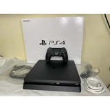 Consola Ps4 Slim 500gb + Caja Original + 1 Juego De Regalo