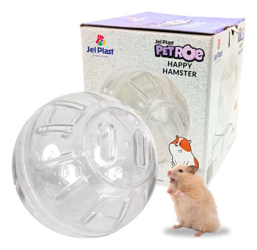 Brinquedo Globo Bola Para Hamster Roedores Acrilico 12 Cm