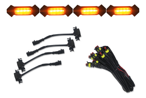 Luz Led De Parrilla Delantera De 4 Piezas Para Toyota Tacoma