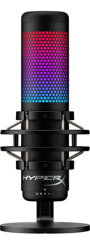 Micrófono De Condensador Hyperx Quadcast S, Usb-c, Negro