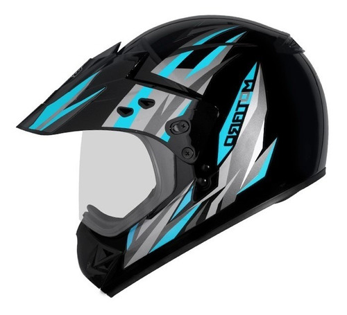 Capacete De Moto Ebf Motard New Street Varias Cores