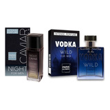 Kit 1 Vodka Wild 100ml + 1 Night Caviar 100ml