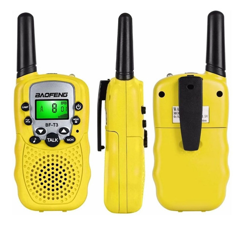 3-mile - Radio Walkie Talkie Para Niños (2 Unidades), Color