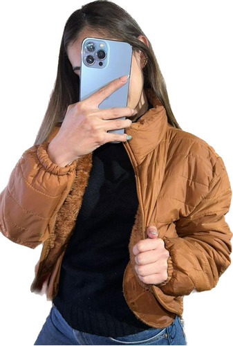 Parka Chaqueta Puffa Manga Larga Mujer Dama