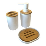 Accesorios Para Baño Set Kit Jabonera Portacepillo Dispenser