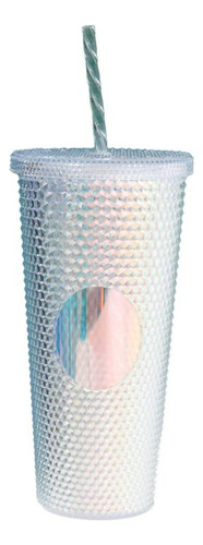 Vaso Tipo Starbucks Pearly Texture 700ml Tres Colores