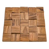 Revestimiento Pared Madera Natural Malla 30x30. Blaum