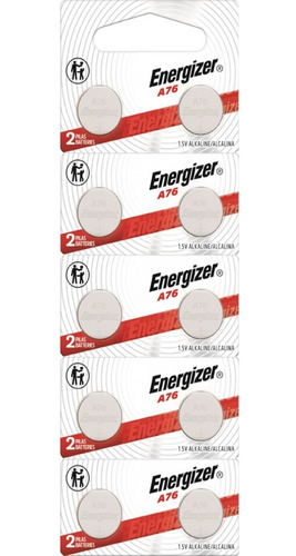 30 X Pilas Energizer A76 Ag13 Lr44 Blister 1.5v - San Martin