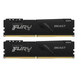 Memoria Kingston Fury Beast, 16gb (2x8gb) Ddr4 3200mhz C16