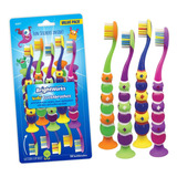 Cepillos De Dientes Para Niños Brightworks, 10 Piezas, Con B