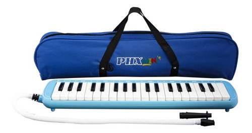 Escaleta Musical Phx Mini Kq-32 Bl Azul 32 Teclas Com Bag