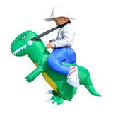 Traje Inflable De Niños Forma De Dinosaurios Montar A