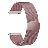 Pulseira Magnética Para Zeblaze Gts 3 Pro, Cabon Rover X Cor Rose Pink