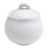 Azucarera Mesa Blanca Porcelana Tsuji 1800 Redonda C/ Tapa 