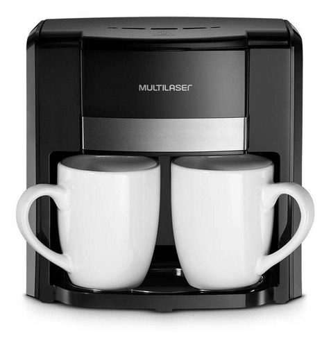 Cafetera Eléctrica Multilaser Con 2 Tazas 