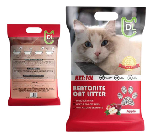 Arena Aglutinante Para Gatos Dr Little 24kg Aroma Manzana 