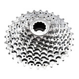 Cassette D/ Piñones Mtb Csm96 9p 11/32d Nickel Plata Sunrace Color Gris