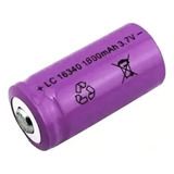 Cargador 1 Pila Bateria Recargable 16340 Motoma 3.7v 1800mah