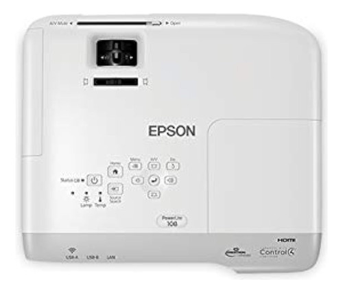 Epson Proyector Lcd Powerlite 108 - Blanco, Gris 