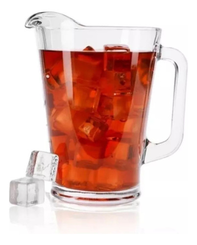 Jarra Para Cóctel Cervezas Pitcher 1600ml Vidrio Templado