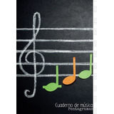 Cuaderno De Musica Pentagrama: Tamaño Grande A4 |12 Pentagra