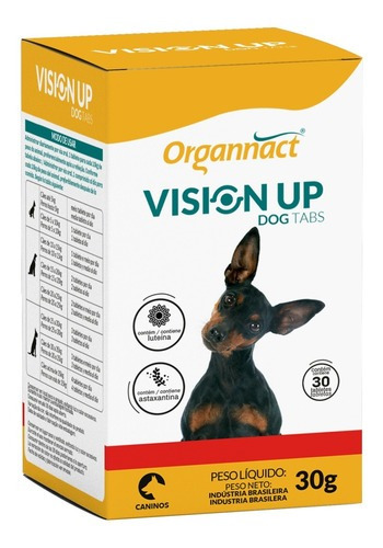 Vision Up Dog Tabs 30 Tabletes - Organnact