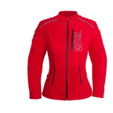 Chamarra Motociclista Mujer Impermeable Protectores Wkl 80 R