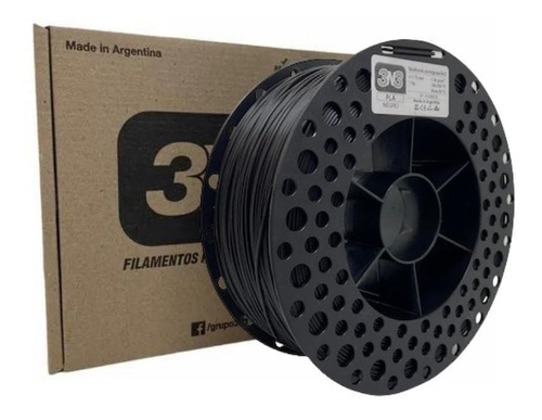 Filamentos Pla 3n3 1kg 1.75mm Negro | Filamentos