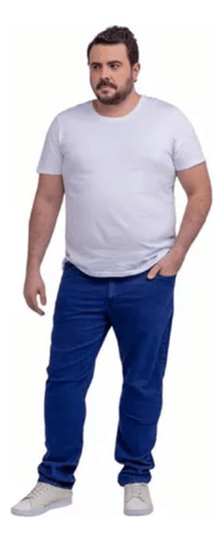 Calça Jeans Masculina Plus Size Lycra Extra Grande 58 Ao 66