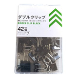 Prendedor De Papel 13mm Grampo Binder Clip Artesanato 42 Un Cor Preto