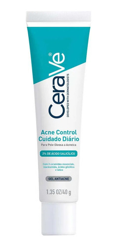 Gel Antiacne Cerave Acne Control Cuidado Diário - 40ml