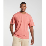 Gymshark Essential Oversized T-shirt - Terracotta Pink